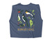 Hawai?i VINE Project Shirts, a Faded Navy Women's Heavyweight Garment Dye Muscle Tee (back-view)