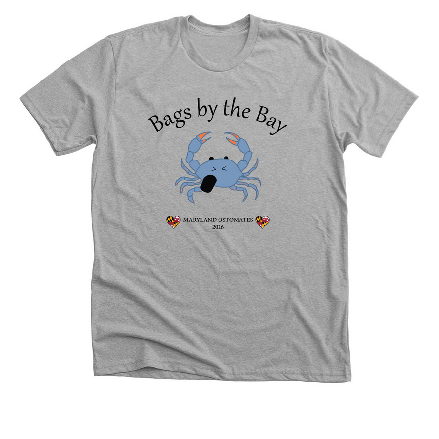Bags by the Bay, a Athletic Heather Premium Unisex Tee