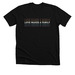 Love Makes A Family: 2021 Collection, a Solid Black Blend Premium Unisex Tee