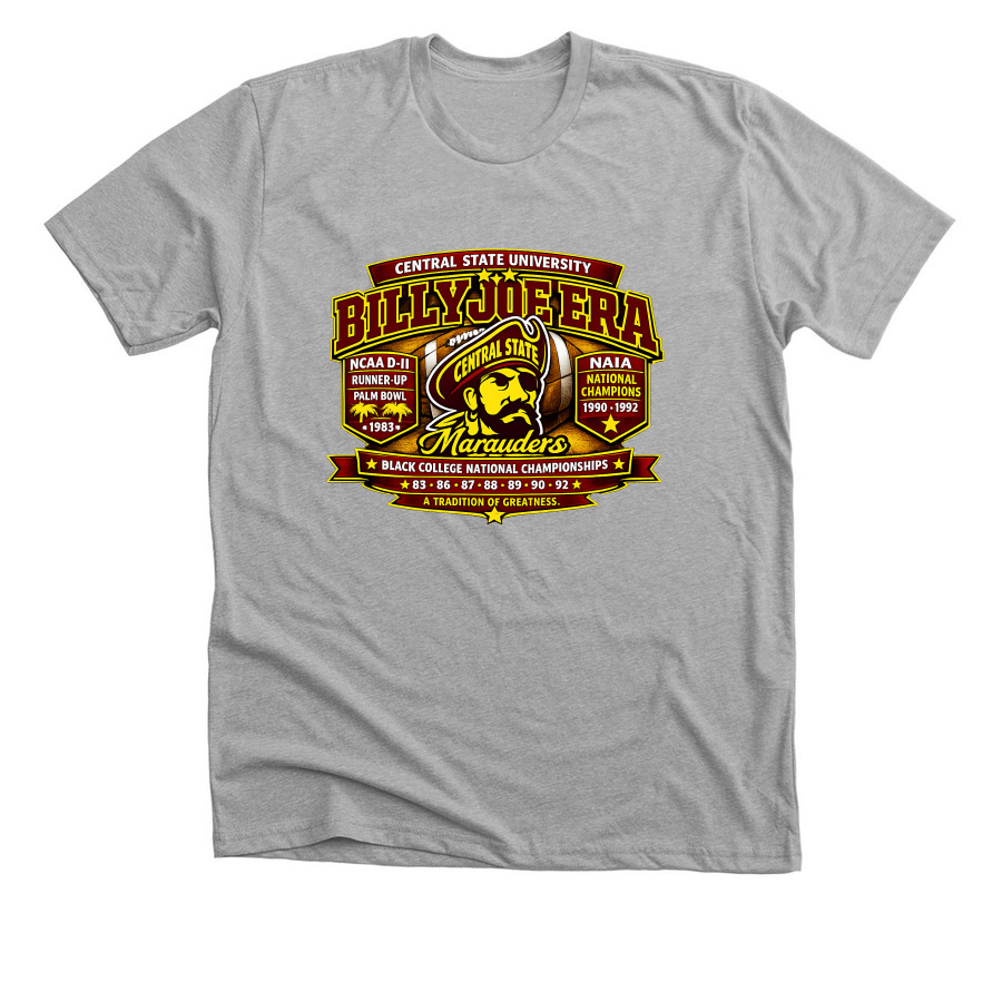 "BILLY JOE ERA, a Athletic Heather Premium Unisex Tee