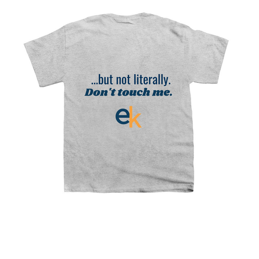 Embrace neurodiversity, a Sport Grey Youth Unisex Tee (back-view)