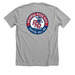 Potomac River Rats Fan Gear, a Athletic Heather Premium Unisex Tee (back-view)