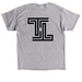 Classic Black Logo, a Sport Grey Classic Unisex Tee (back-view)