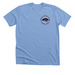 Gents Crazy Letters Logo, a Heather Carolina Blue Premium Unisex Tee