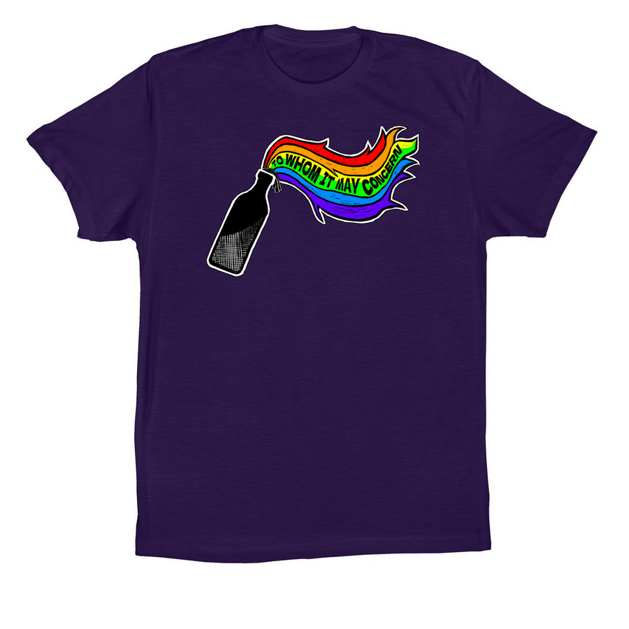 PRIDE / To Whom It May Concern, a Team Purple Premium Cotton Tee
