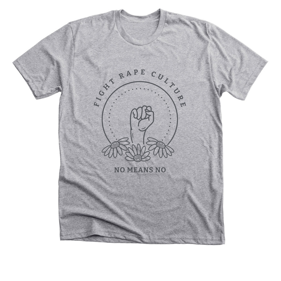 Fight Rape Culture (CO), a Athletic Heather Premium Unisex Tee