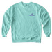 Dusty, a Chalky Mint Comfort Colors Crewneck Sweatshirt