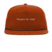 Hats, a Dark Orange/ Black Printed Umpqua Snapback Cap