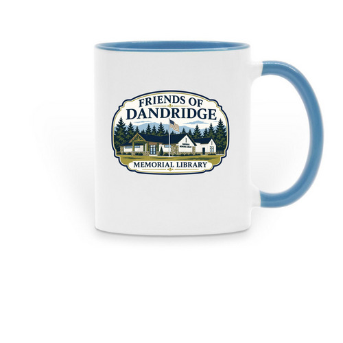 Coffee Mugs, a Light Blue Two-Tone Ceramic Mug
