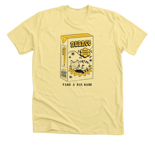 Freshly Squeezed Feminism - JoJo&nbsp;, a Heather Yellow Gold Premium Unisex Tee