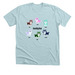 Inuhyku (Light ver.), a Heather Ice Blue Premium Unisex Tee