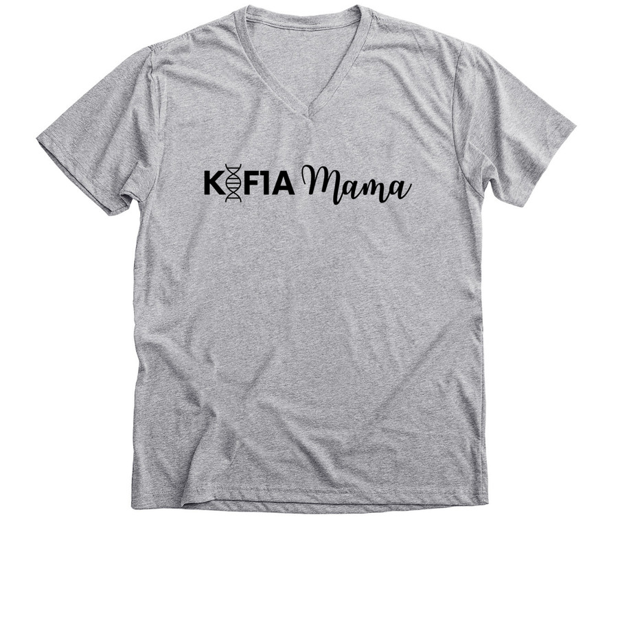 KIF1A MAMA, a Athletic Heather Premium V-Neck Tee