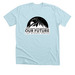Our Climate Our Democracy Our&nbsp; Future, a Heather Ice Blue Premium Unisex Tee