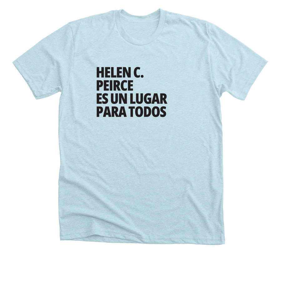 Para Todos, a Heather Ice Blue Premium Unisex Tee