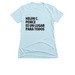 Para Todos, a Ice Blue Women's Slim Fit Tee