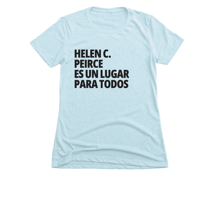 Para Todos, a Ice Blue Women's Slim Fit Tee