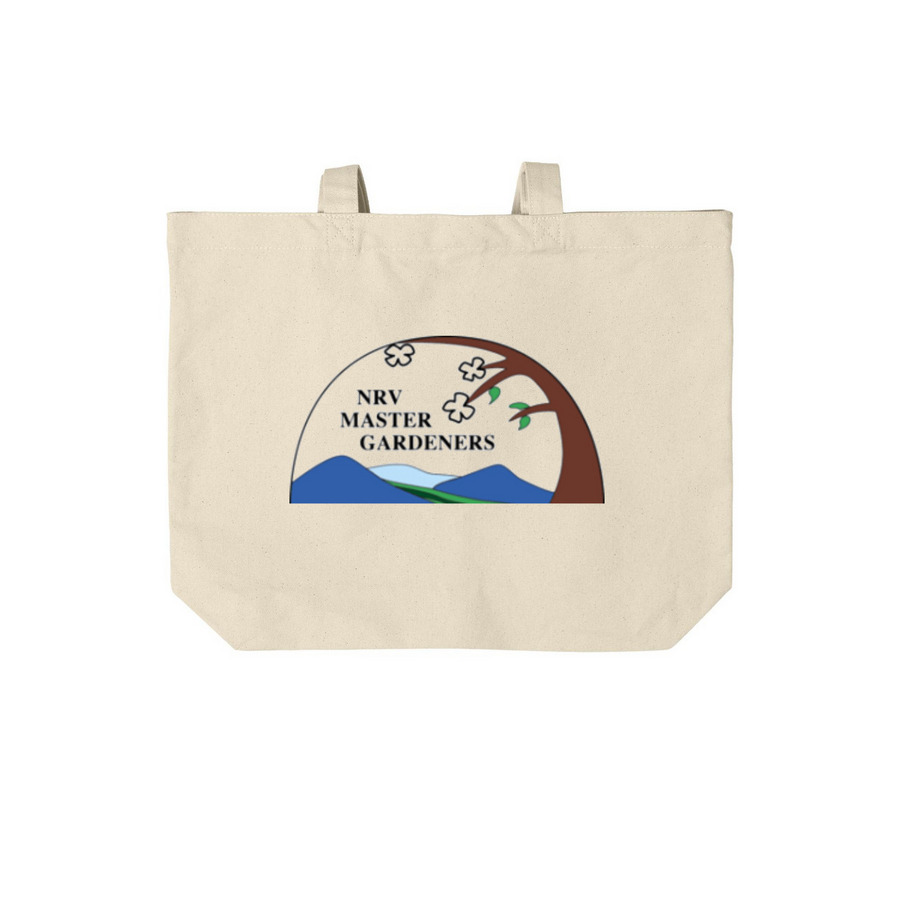NRV Master Gardeners, a Natural Cotton Canvas Tote Bag