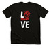 Donate Love, a Solid Black Blend Premium Unisex Tee