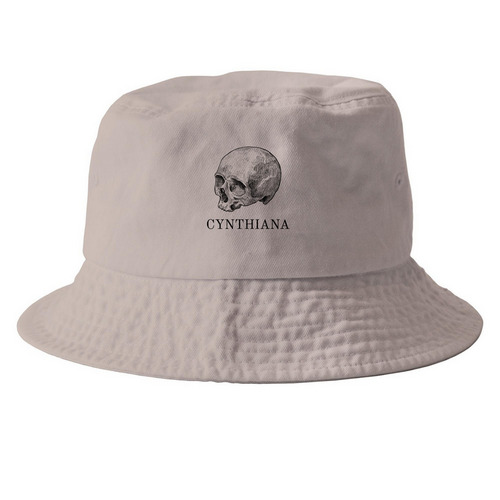 Cynthiana Fall Hats, a Khaki Printed Bucket Hat