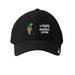 Nike Dri-FIT Hat - White Logo, a Black Printed Nike Dri-FIT Legacy Performance Cap