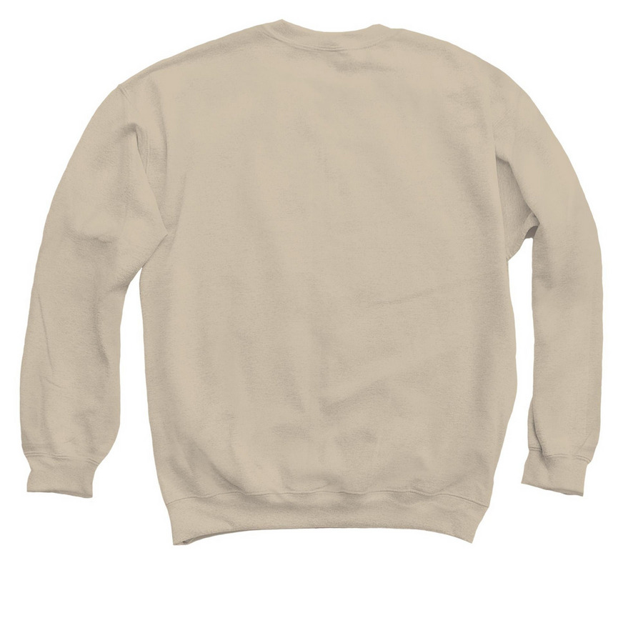ABC Retro Hoodie & Sweatshirt Collection, a Sand Crewneck Sweatshirt (back-view)