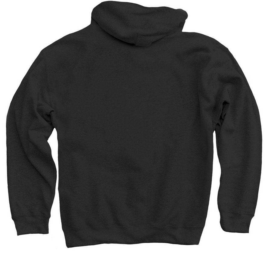 Volunteer. Adopt. Foster. Rescue., a Black Pullover Hoodie (back-view)