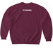 SPOOKY SL*T, a Maroon Softstyle Crewneck Sweatshirt (back-view)