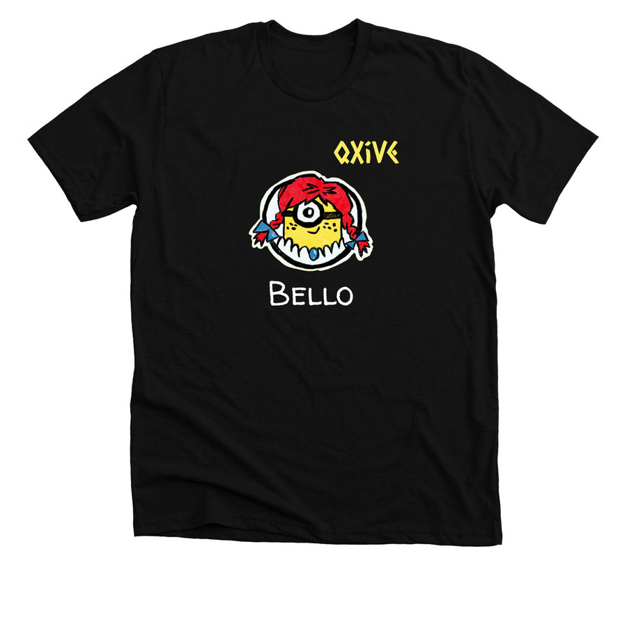 Wendys x monster, a Solid Black Blend Premium Unisex Tee
