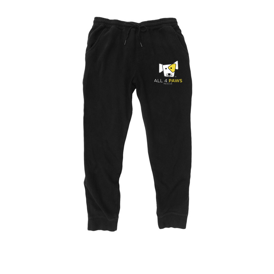 All 4 Paws Joggers, a Black Midweight Fleece Joggers