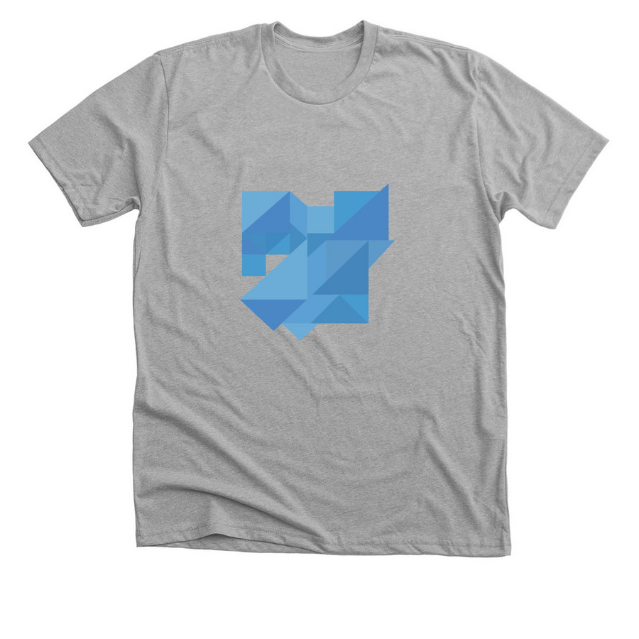 TangramFlex, a Athletic Heather Premium Unisex Tee