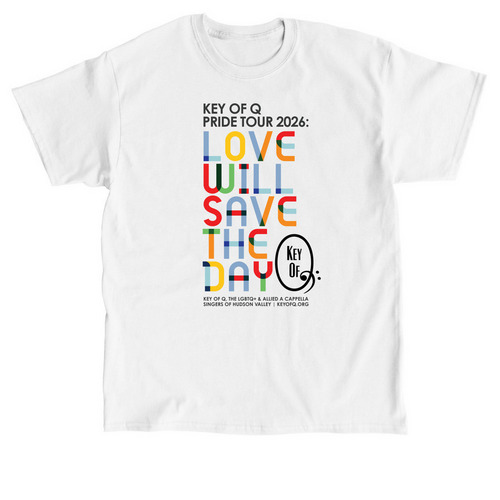 Pride 2026 Tour Tees, a White Classic Unisex Tee