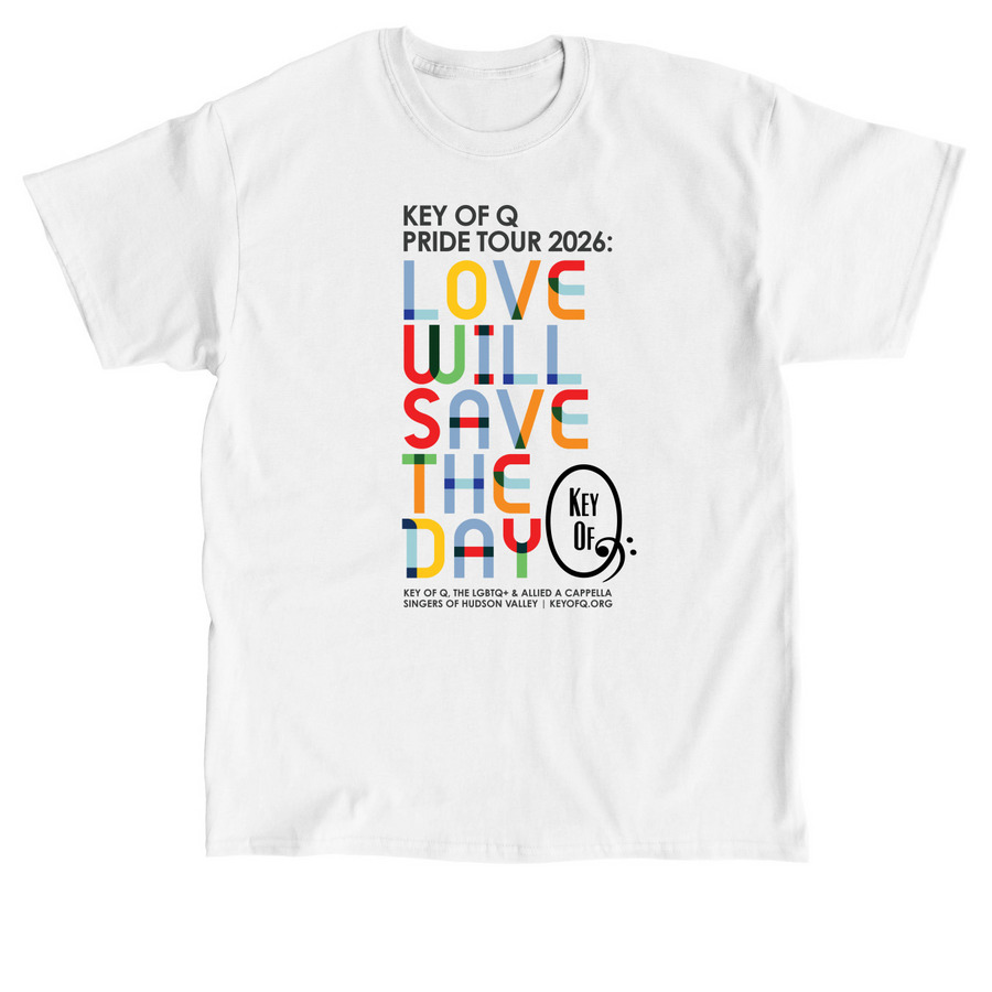 Pride 2026 Tour Tees, a White Classic Unisex Tee