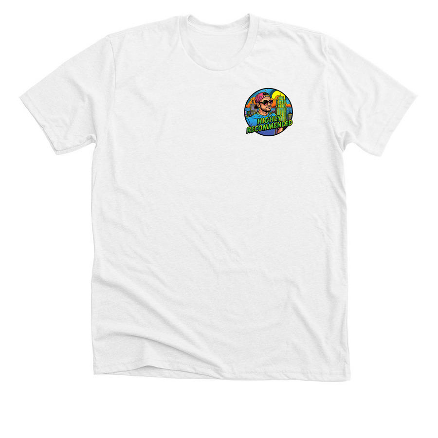 Skye High, a Solid White Blend Premium Unisex Tee