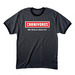 CARNIVORES - WE BUILD HEALTH (White text), a Dark Heather Grey/ Jet Black Cotton Ringer Tee