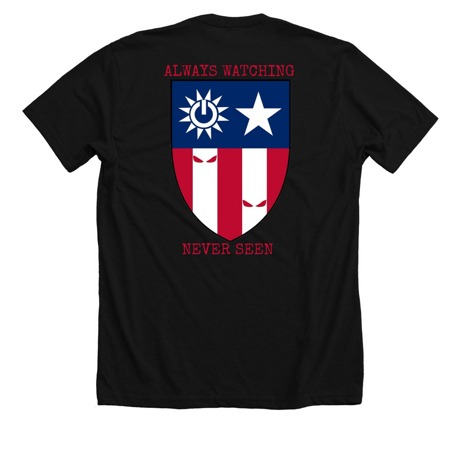 Ghosts Shirts & Sweatshirts, a Solid Black Blend Premium Unisex Tee (back-view)
