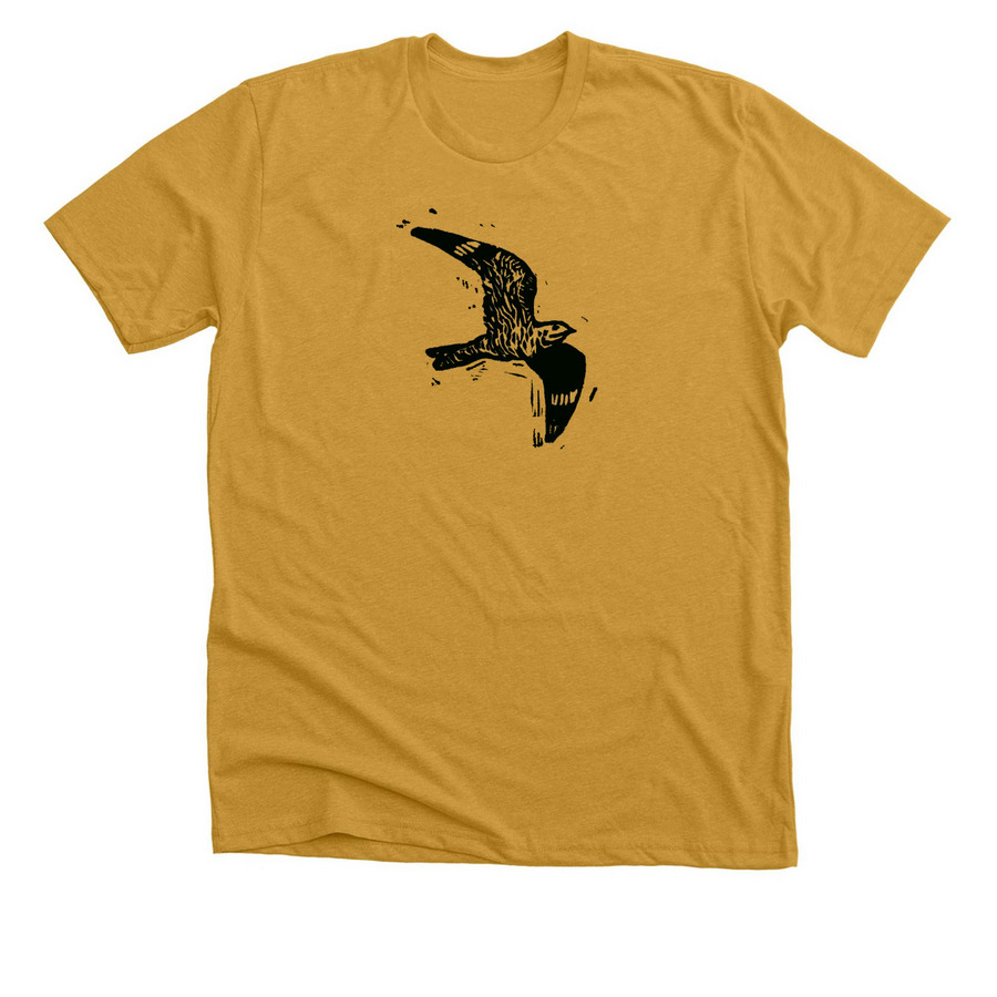 Soaring High | Artist-In-Residence Series, a Heather Mustard Premium Unisex Tee