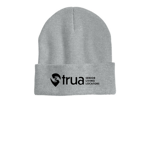 A beanie for Awareness, a Heather Grey Printed Cuffed Beanie