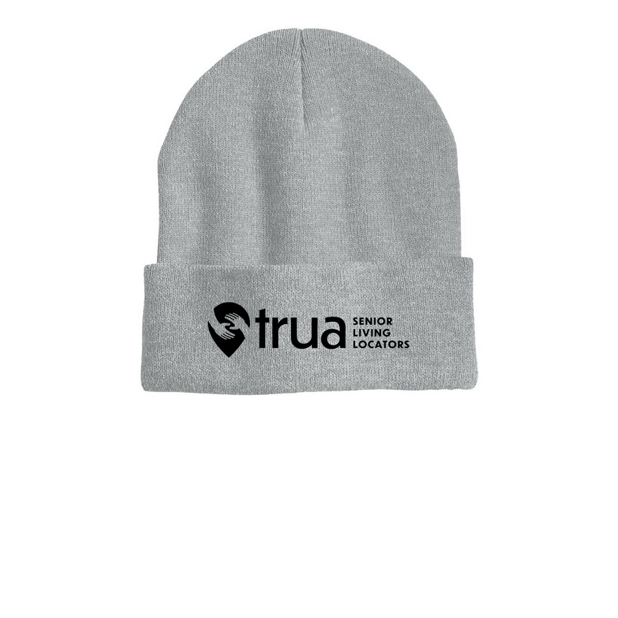 A beanie for Awareness, a Heather Grey Printed Cuffed Beanie