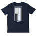 America - Flag, a College Navy Nike Dri-FIT Jersey Blend Performance Tee (back-view)