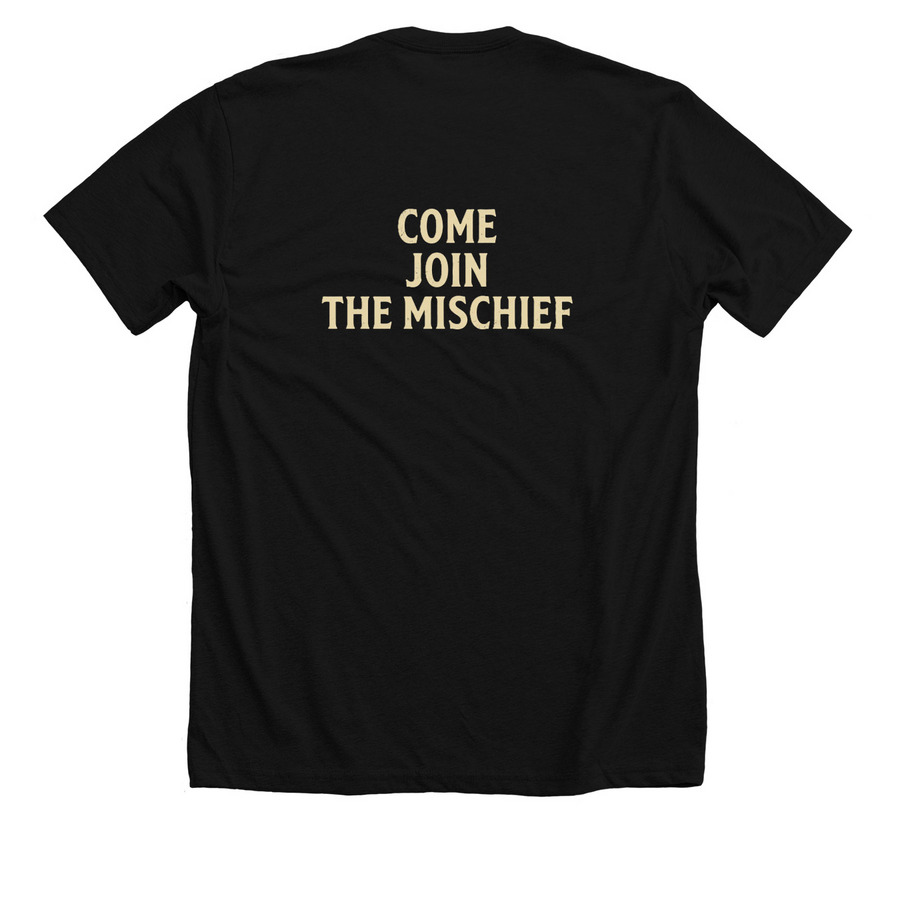 RRRC Punk Collection Fashion Shirts '26, a Solid Black Blend Premium Unisex Tee (back-view)