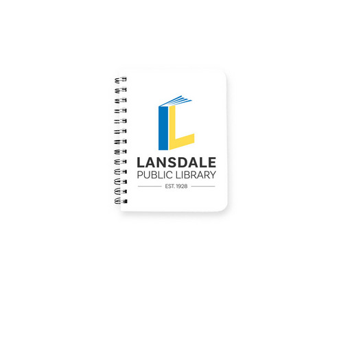 Lansdale Public Library Notebook, a White Spiral Notebook