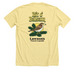 Bit O' Balsam for Bicknell's Thrush, a Heather Yellow Gold Premium Unisex Tee (back-view)