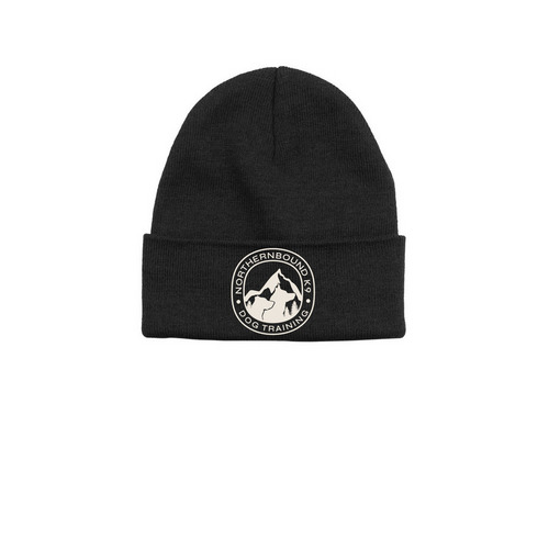 Hats, a Black Printed Base Camp Beanie