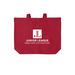 JLGC Go Tote, a Deep Red Cotton Canvas Tote Bag