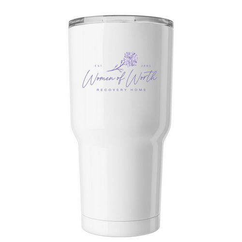 30oz Tumbler, a White Insulated Tumbler