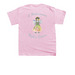 A Midsummer Night's Dream - Rainbow Fairy, a Light Pink Youth Unisex Tee (back-view)