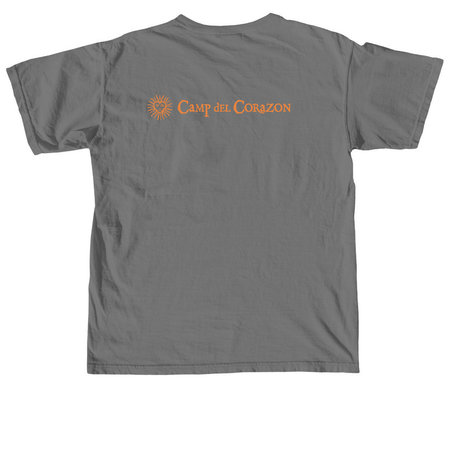 PACE Campout 2026, a Grey Comfort Colors Unisex Tee (back-view)