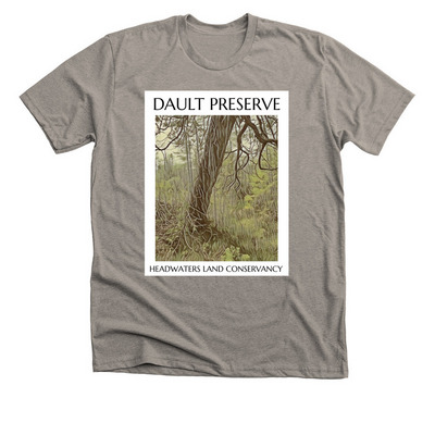 Dault Nature Preserve t-shirt, a Heather Stone Premium Unisex Tee