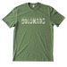 Explore, Protect, Be Colorado, a Olive You Green Allmade Heavyweight Recycled Cotton Tee