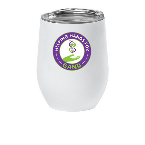 Wine Down for GAND, a White Insulated Wine Cup